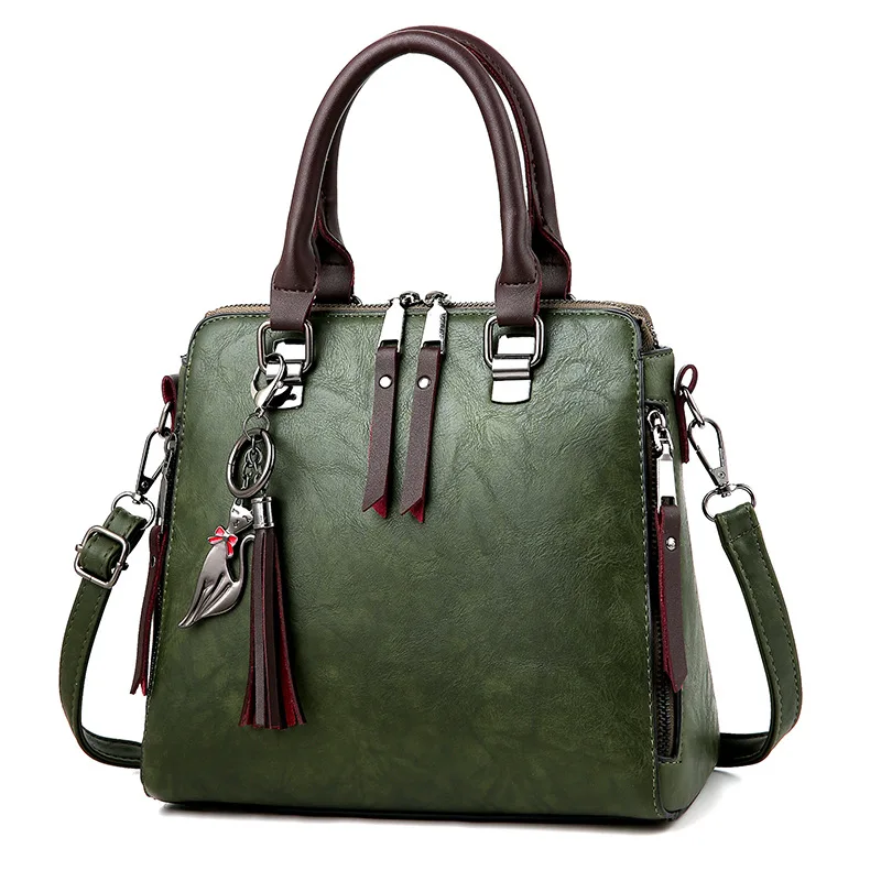 

Женская сумка, вместительная универсальная модная кожаная сумка, сумка с ручками сверху, сумки для женщин, женская сумка-тоут на одно плечо