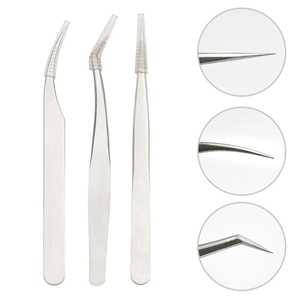 1pc Stainless Steel Precision Tweezers Anti-magnetic Anti-static 1# 2# 3# For Watches Jewelry Hand Tools Industrial Tweezers
1pc Stainless Steel Precision Tweezers Anti-magnetic Anti-static 1# 2# 3# For Watches Jewelry Hand Tools Industrial Tweezers