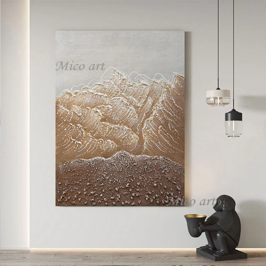 Natural Scenery Art Painting Frameless Artwork Acrylic Abstract Wall Decor Cheap Canvas Pictures Mountain Palette Knife Painting
Natural Scenery Art Painting Frameless Artwork Acrylic Abstract Wall Decor Cheap Canvas Pictures Mountain Palette Knife Painting
