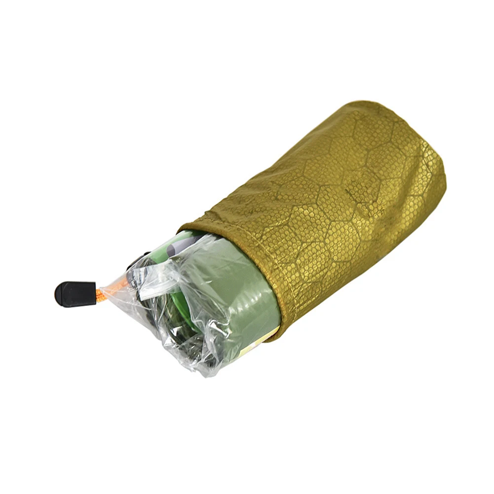Green Sleeping Bag Storage Bags PE Aluminum Film Palm-sized Outdoor Waterproof Camping Sleeping Survival Tools Sack 200x90CM
Green Sleeping Bag Storage Bags PE Aluminum Film Palm-sized Outdoor Waterproof Camping Sleeping Survival Tools Sack 200x90CM