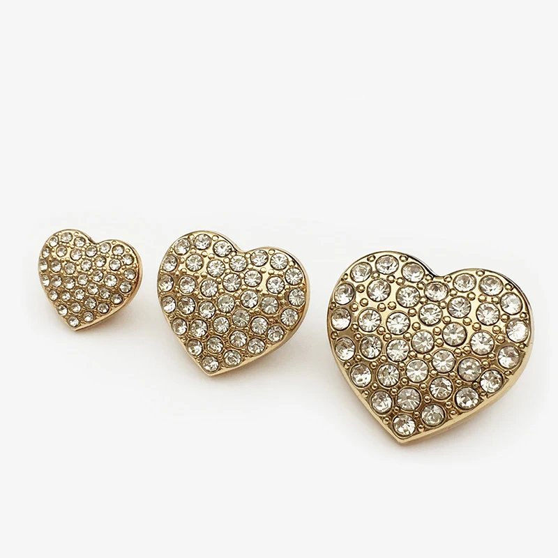 6pcs 15-22.5mm Heart Rhinestones Metal Buttons for Clothing Women Shir Button Handmade Sewing Luxury DIY Accessories New Arrival
6pcs 15-22.5mm Heart Rhinestones Metal Buttons for Clothing Women Shir Button Handmade Sewing Luxury DIY Accessories New Arrival