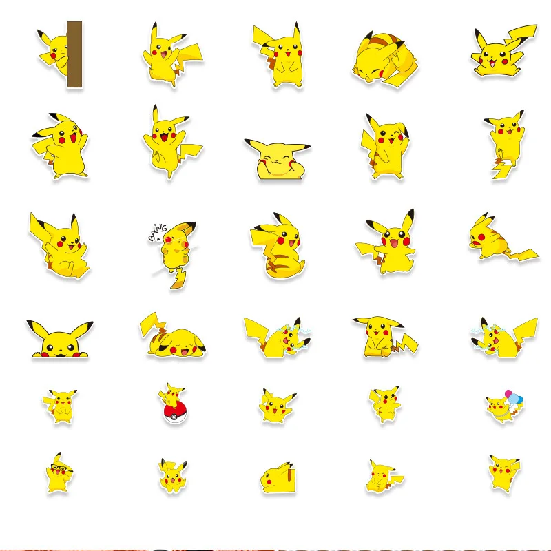 100pcs Cartoon Surrounding Pokemon Pikachu Cute Stickers Children's Holiday Gifts Bonus Stickers
100pcs Cartoon Surrounding Pokemon Pikachu Cute Stickers Children's Holiday Gifts Bonus Stickers