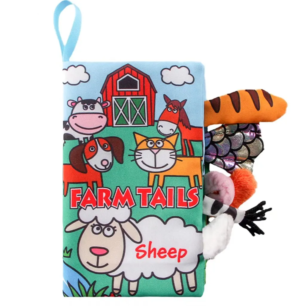 Soft Baby Cloth Books, 3D Animal Tails Waterproof Toys for Infants Early Education, Sheep
Soft Baby Cloth Books, 3D Animal Tails Waterproof Toys for Infants Early Education, Sheep