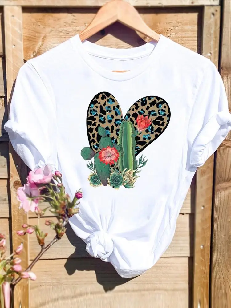 Summer T-shirts Leopard Cactus 90s Love Fashion Clothing Shirt Female Graphic T Top Women Print Short Sleeve Cartoon Tee T-Shirt
Summer T-shirts Leopard Cactus 90s Love Fashion Clothing Shirt Female Graphic T Top Women Print Short Sleeve Cartoon Tee T-Shirt