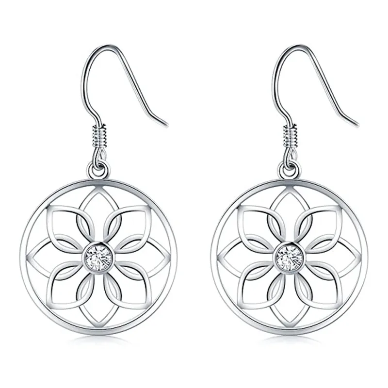 New Fresh Hollow Out Flower Dangle Earrings for Women Inlay White CZ Romantic Bridal Wedding Accessories Aesthetic Jewelry
New Fresh Hollow Out Flower Dangle Earrings for Women Inlay White CZ Romantic Bridal Wedding Accessories Aesthetic Jewelry