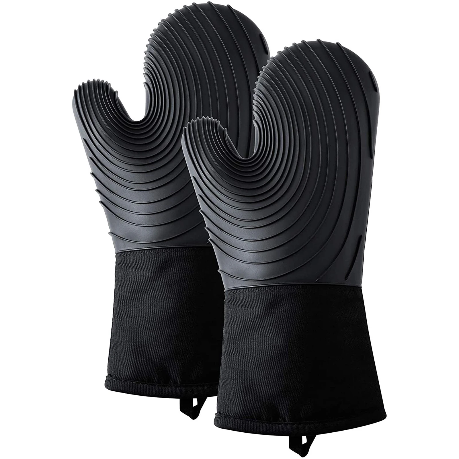 Жаропрочные подарочные варежки для барбекю и духовки, кухонные силиконовые перчатки для выпечки, Легкая очистка, практичные Нескользящие водонепроницаемые 
Жаропрочные подарочные варежки для барбекю и духовки, кухонные силиконовые перчатки для выпечки, Легкая очистка, практичные Нескользящие водонепроницаемые