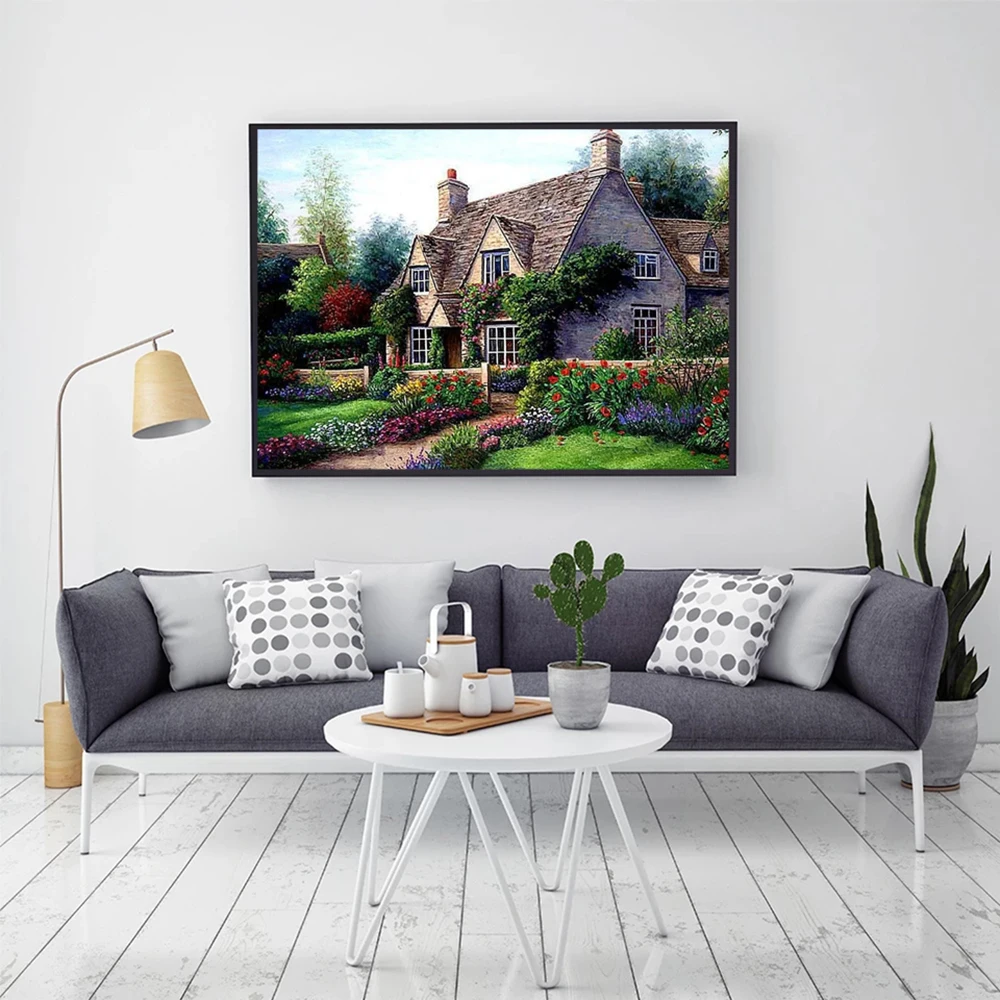 Diamond Painting Full Square/Round Diamond House Garden View 5d DIY Diamond Embroidery Gift Cross Stitch Kit
Diamond Painting Full Square/Round Diamond House Garden View 5d DIY Diamond Embroidery Gift Cross Stitch Kit