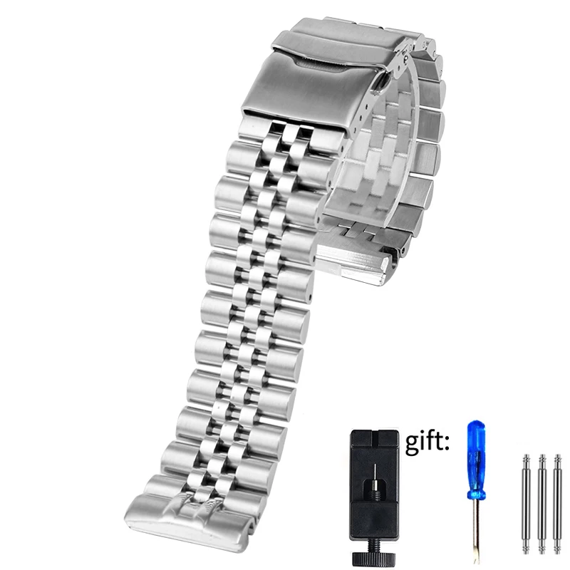 22MM Silver Stainless Steel Watchband For Seiko Abalone Turtle Diving Watch SRPE99K1 Strap773srp774srp777 Men's Wristband Access
22MM Silver Stainless Steel Watchband For Seiko Abalone Turtle Diving Watch SRPE99K1 Strap773srp774srp777 Men's Wristband Access