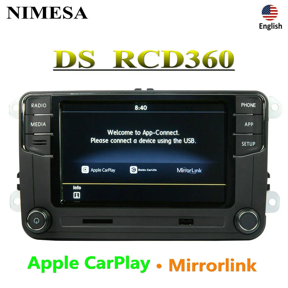 Автомобильный радиоприемник DS RCD360 Carplay Mirrorlink, новый RCD330 автомобиль MIB, радио для VW Golf 6 Polo 6R Passat B6 B7 CC Jetta MK6 tiguan Touran T5
Автомобильный радиоприемник DS RCD360 Carplay Mirrorlink, новый RCD330 автомобиль MIB, радио для VW Golf 6 Polo 6R Passat B6 B7 CC Jetta MK6 tiguan Touran T5