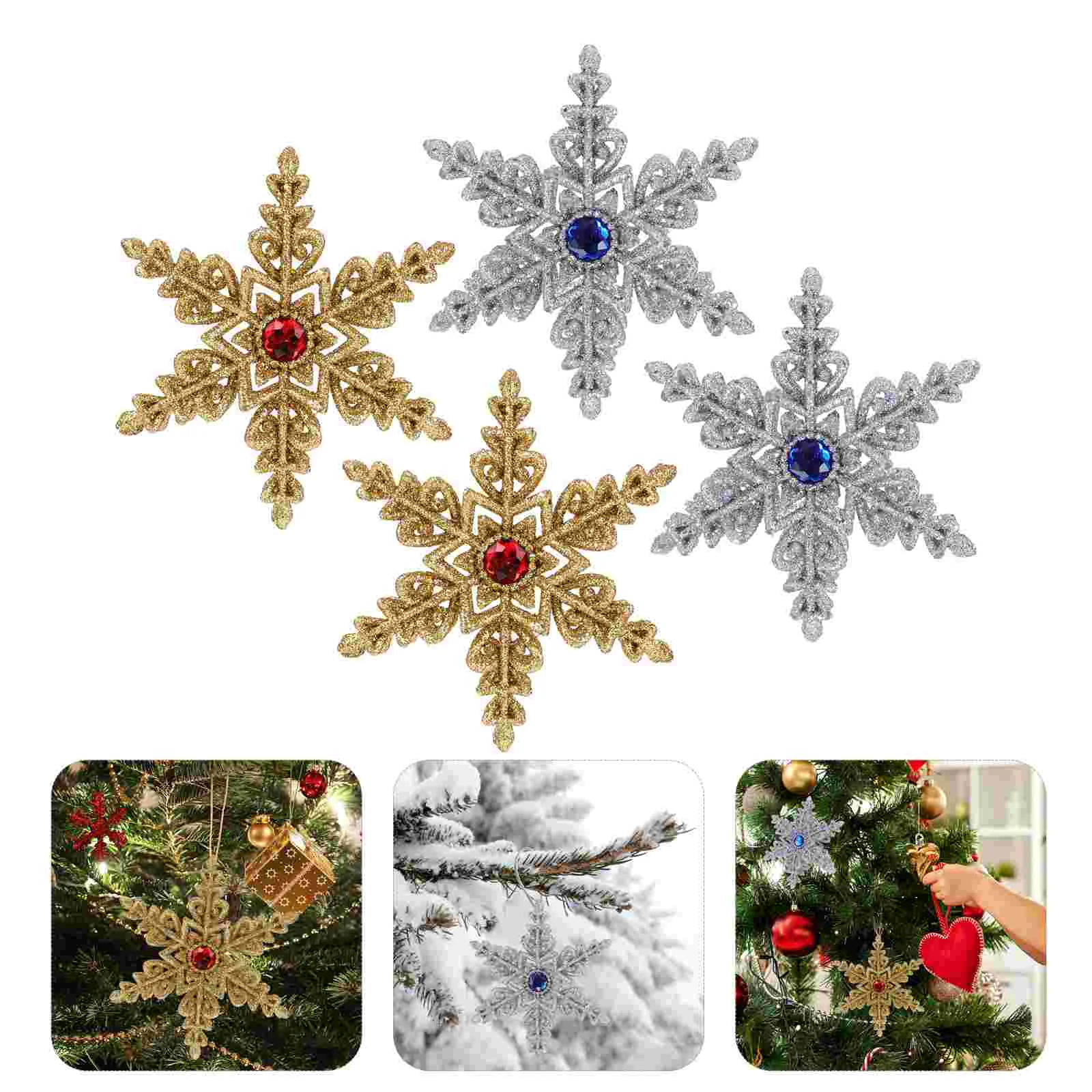 Snowflake Christmas Hanging Tree Ornaments Outdoor Shiny Xmas Decorationgarland Snowflakes Flakes Snowtags
Snowflake Christmas Hanging Tree Ornaments Outdoor Shiny Xmas Decorationgarland Snowflakes Flakes Snowtags