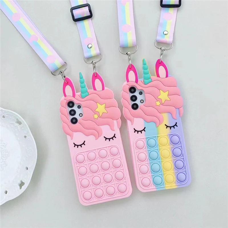 Pop Fidget Toys Bubble Case for Samsung Galaxy A31 A51 A71 A32 A52 A72 A01 A02s A12 A21 A11 A50s A30s A20e A10e M01 M11 Cover
Pop Fidget Toys Bubble Case for Samsung Galaxy A31 A51 A71 A32 A52 A72 A01 A02s A12 A21 A11 A50s A30s A20e A10e M01 M11 Cover