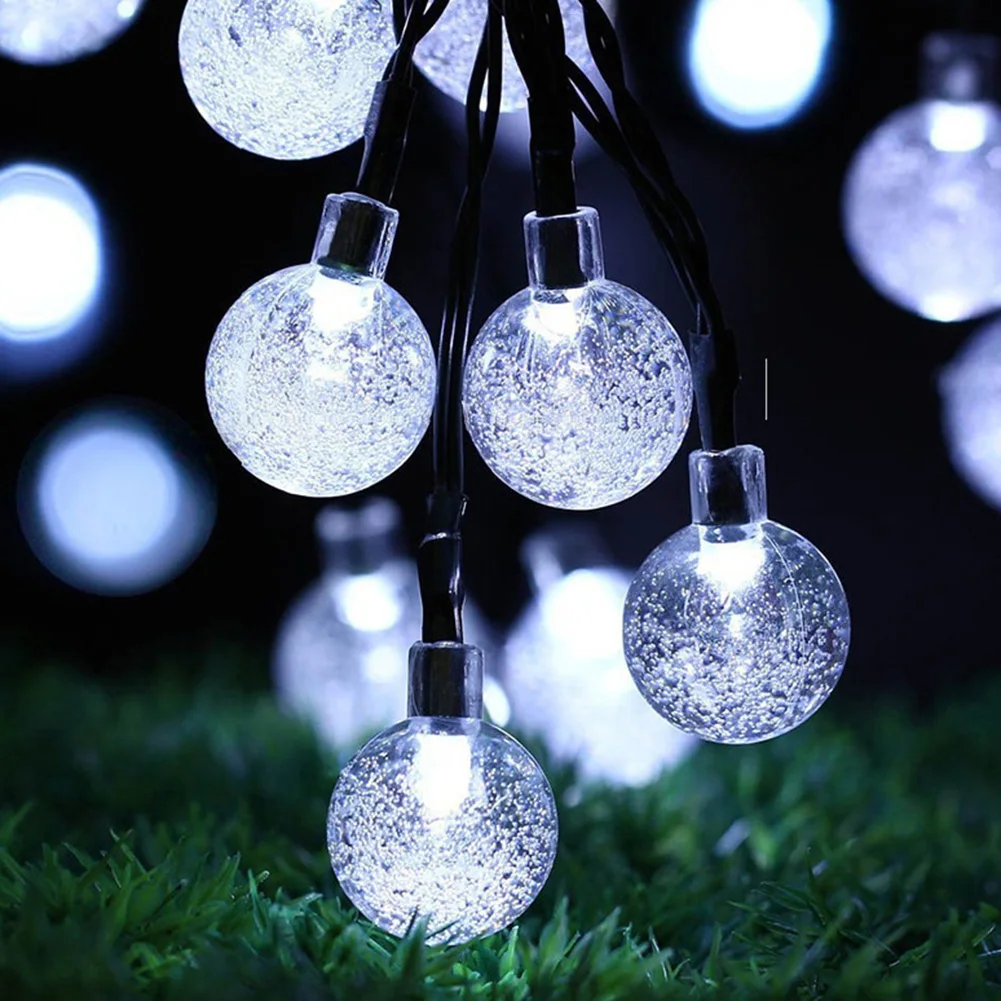 Led Light String Solar Light String Outdoor Waterproof Decorative Colorful Light String Crystal Bubble Ball Light String
Led Light String Solar Light String Outdoor Waterproof Decorative Colorful Light String Crystal Bubble Ball Light String