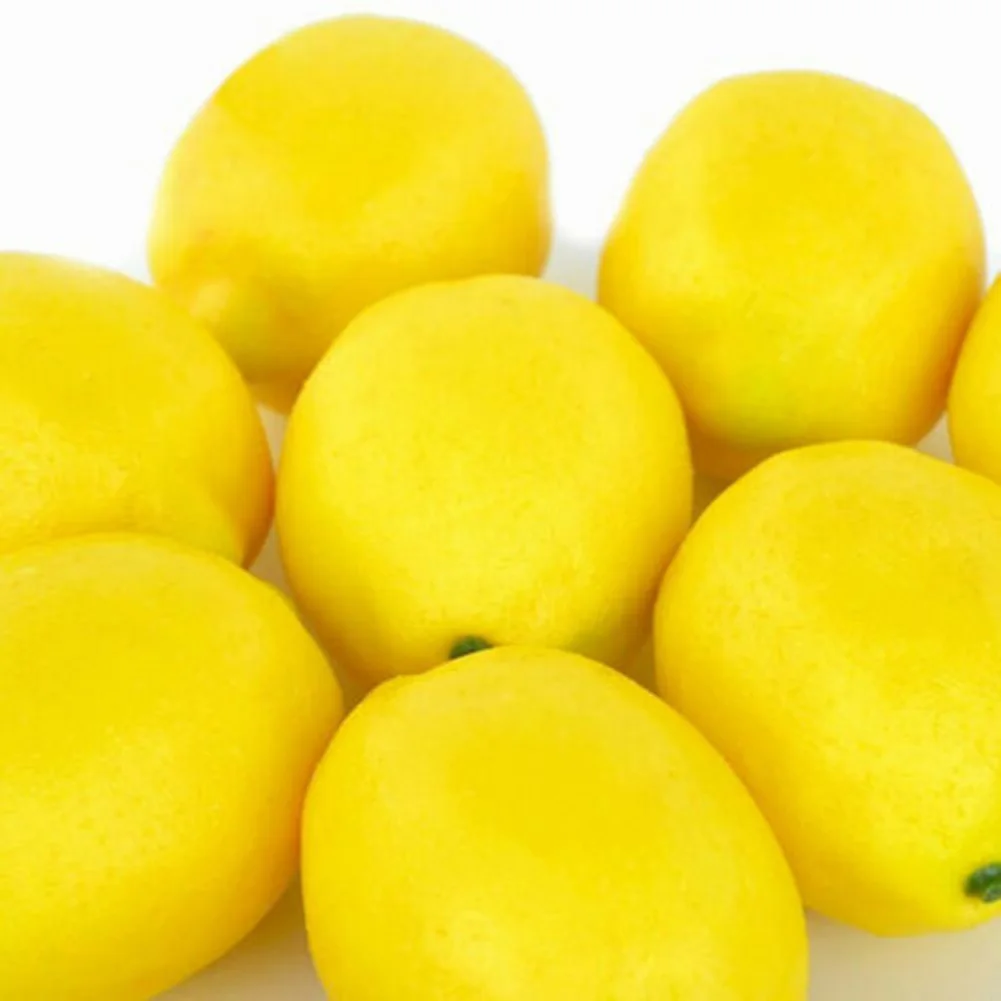 10PCS Artificial Fake Lemons Lemon Lifelike Fruit Home Party Wedding Decoration Perfect For Kitchen Counter Glass Jar
10PCS Artificial Fake Lemons Lemon Lifelike Fruit Home Party Wedding Decoration Perfect For Kitchen Counter Glass Jar