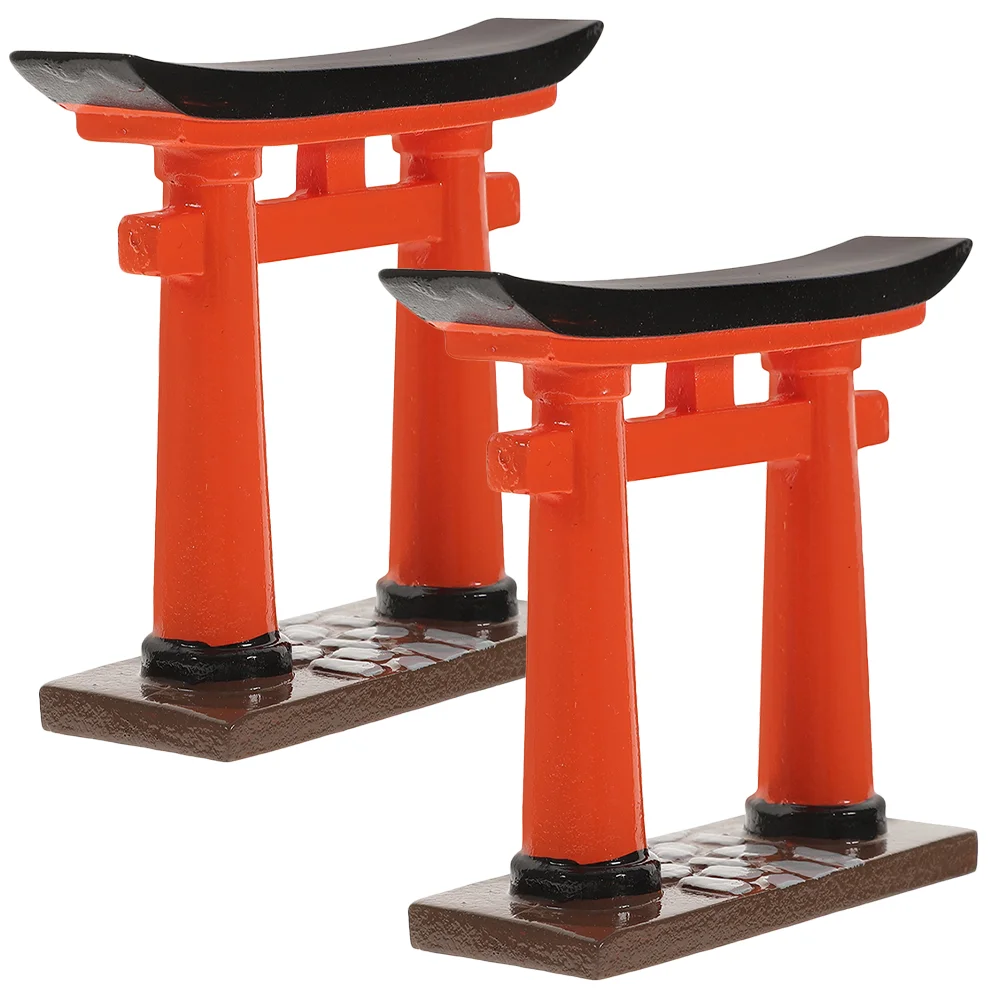 2 Pcs Japanese Torii Gate Small Home Decor Tiny Ornaments Mini House Decorations Miniature Figurines Resin
2 Pcs Japanese Torii Gate Small Home Decor Tiny Ornaments Mini House Decorations Miniature Figurines Resin