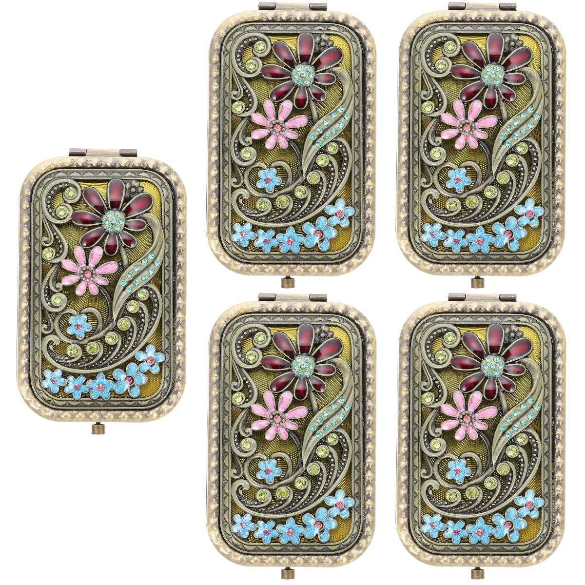 5x Portable Double-side Travel Vintage Foldable Makeup Mirror Small Pocket Mirror Outdoor Make mirror Double Sided Mirror
5x Portable Double-side Travel Vintage Foldable Makeup Mirror Small Pocket Mirror Outdoor Make mirror Double Sided Mirror