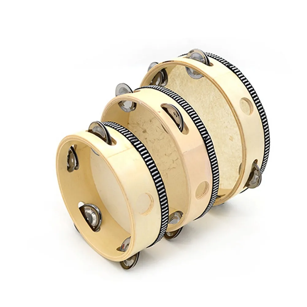 1PC Instrument Tambourine For Dance Concerts 4/6/8/10 Inch Original Wood Color Premium Wood Polyester Drumming Toy Tambourine
1PC Instrument Tambourine For Dance Concerts 4/6/8/10 Inch Original Wood Color Premium Wood Polyester Drumming Toy Tambourine
