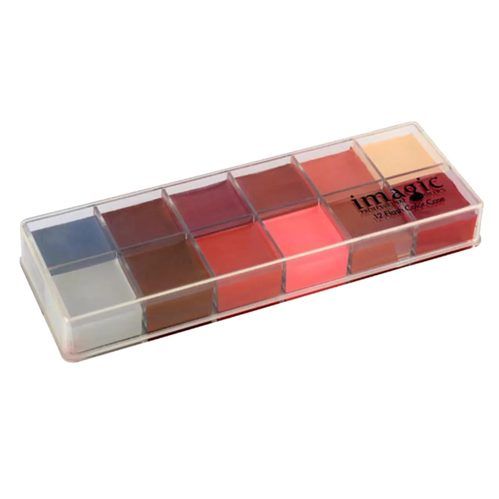 12 Flash Colors Case Body Safe Color Party Fancy Dress Oil Painting 
12 Flash Colors Case Body Safe Color Party Fancy Dress Oil Painting