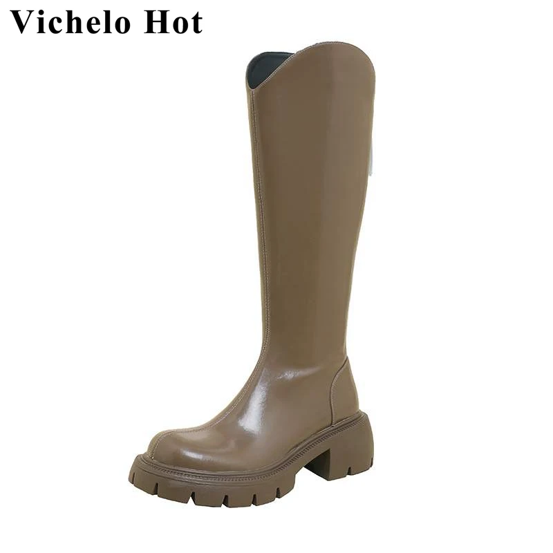 Популярные ботинки Vichelo из коровьего спилка, с круглым носком, на среднем каблуке, сапоги для верховой езды, с прошитыми нитями, на платформе,...
Популярные ботинки Vichelo из коровьего спилка, с круглым носком, на среднем каблуке, сапоги для верховой езды, с прошитыми нитями, на платформе,...