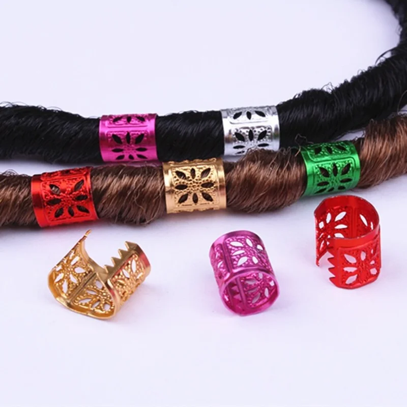 50-100pcss/bag Adjustable Hair Braids Rings Dreadlock Beads Tubes Hair Rings Cuff Clips Hairpins Jewelry Decorations Mixed Color
50-100pcss/bag Adjustable Hair Braids Rings Dreadlock Beads Tubes Hair Rings Cuff Clips Hairpins Jewelry Decorations Mixed Color
