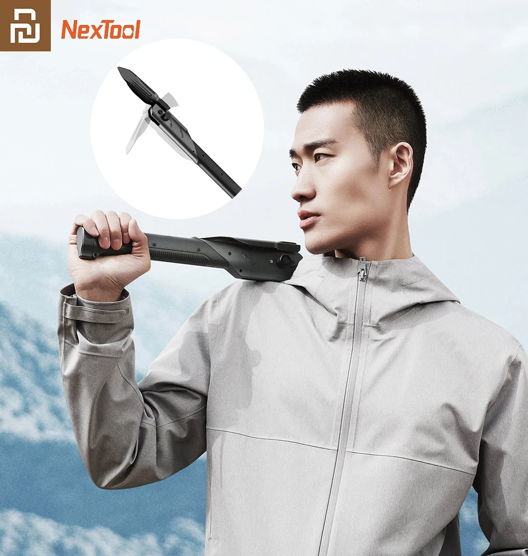 YOUPIN NEXTOOL Aluminum Alloy Tube folding Shovel Camping Built-in Knife Saw Rotatable Nylon Hand Rope Outdoor Garden Camping
YOUPIN NEXTOOL Aluminum Alloy Tube folding Shovel Camping Built-in Knife Saw Rotatable Nylon Hand Rope Outdoor Garden Camping