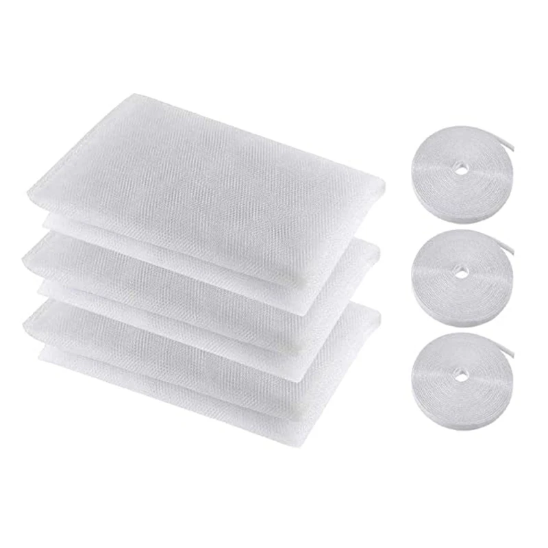 Mosquito Net For Window, 3 PCS Fly Window Screen Mesh Insect Netting Mosquito Protector And 3 Rolls Self-Adhesive Tapes
Mosquito Net For Window, 3 PCS Fly Window Screen Mesh Insect Netting Mosquito Protector And 3 Rolls Self-Adhesive Tapes