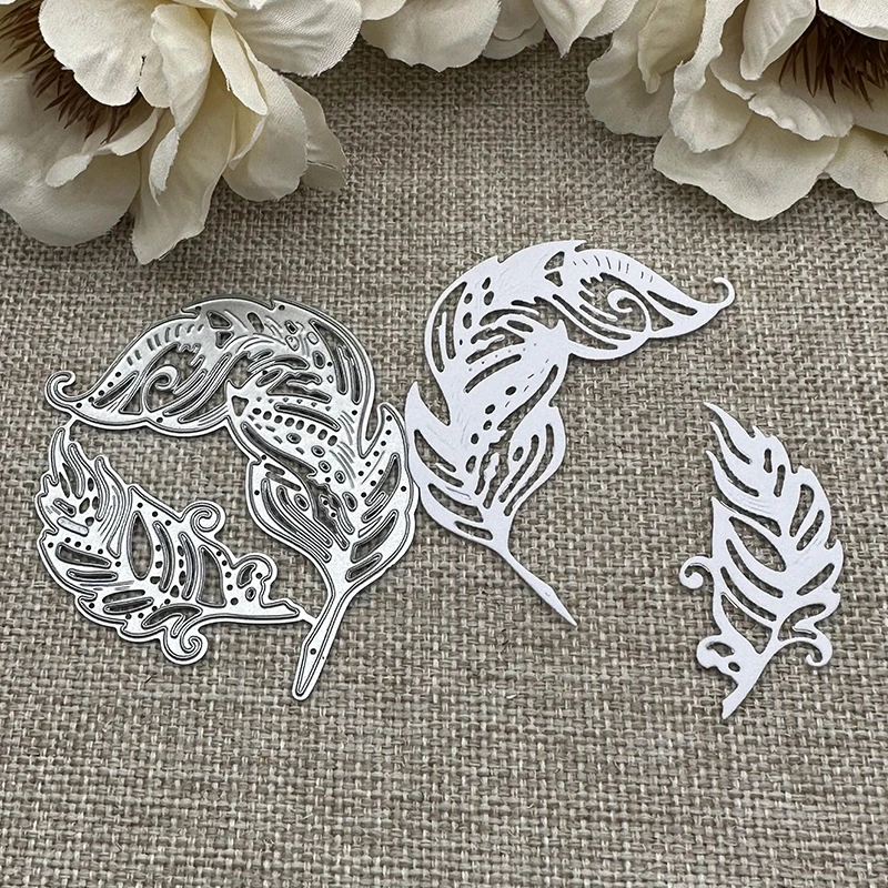 2Pcs Feather decoration Metal Cutting Dies Stencils For DIY Scrapbooking Decorative Handcraft Die Cutting Template Mold
2Pcs Feather decoration Metal Cutting Dies Stencils For DIY Scrapbooking Decorative Handcraft Die Cutting Template Mold