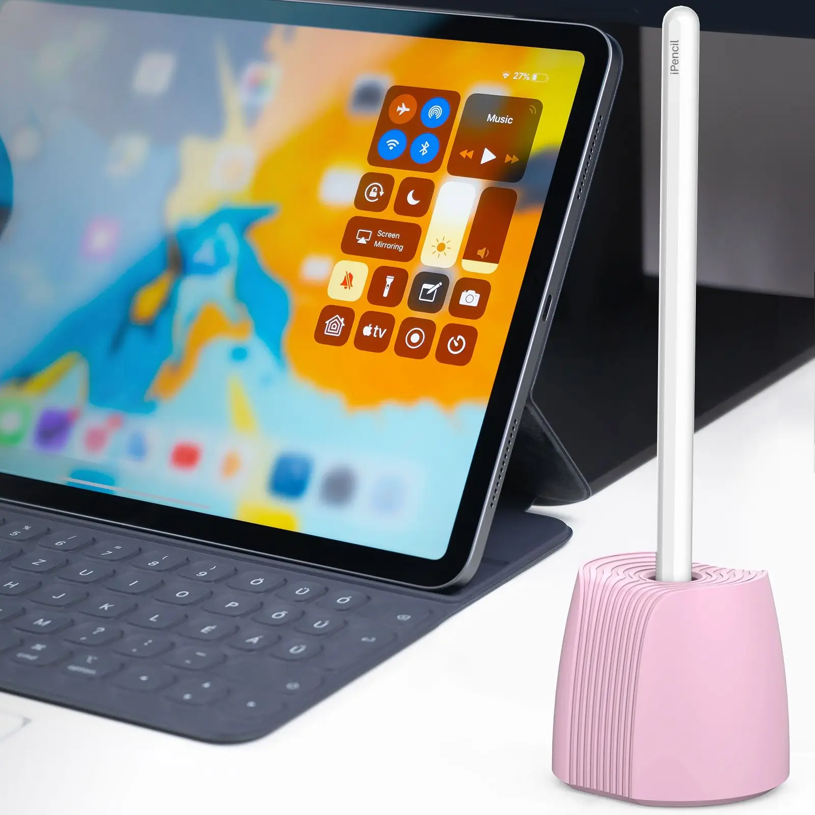 New Non-slip Pen Accessories Charging Station Storage Stand Silicone Charger Holder For Apple Pencil 1/2
New Non-slip Pen Accessories Charging Station Storage Stand Silicone Charger Holder For Apple Pencil 1/2