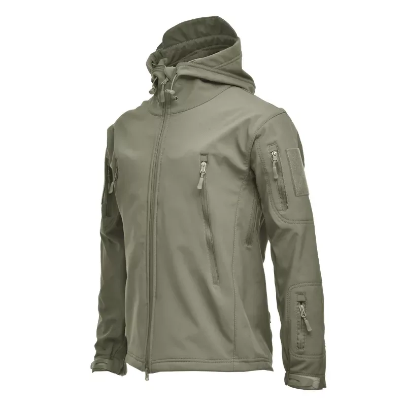 Men's Jacket Soft Shell Shark Skin Fleece Waterproof Windproof Windbreaker Tactical Coat for Hiking Camping Hunting Thermal
Men's Jacket Soft Shell Shark Skin Fleece Waterproof Windproof Windbreaker Tactical Coat for Hiking Camping Hunting Thermal