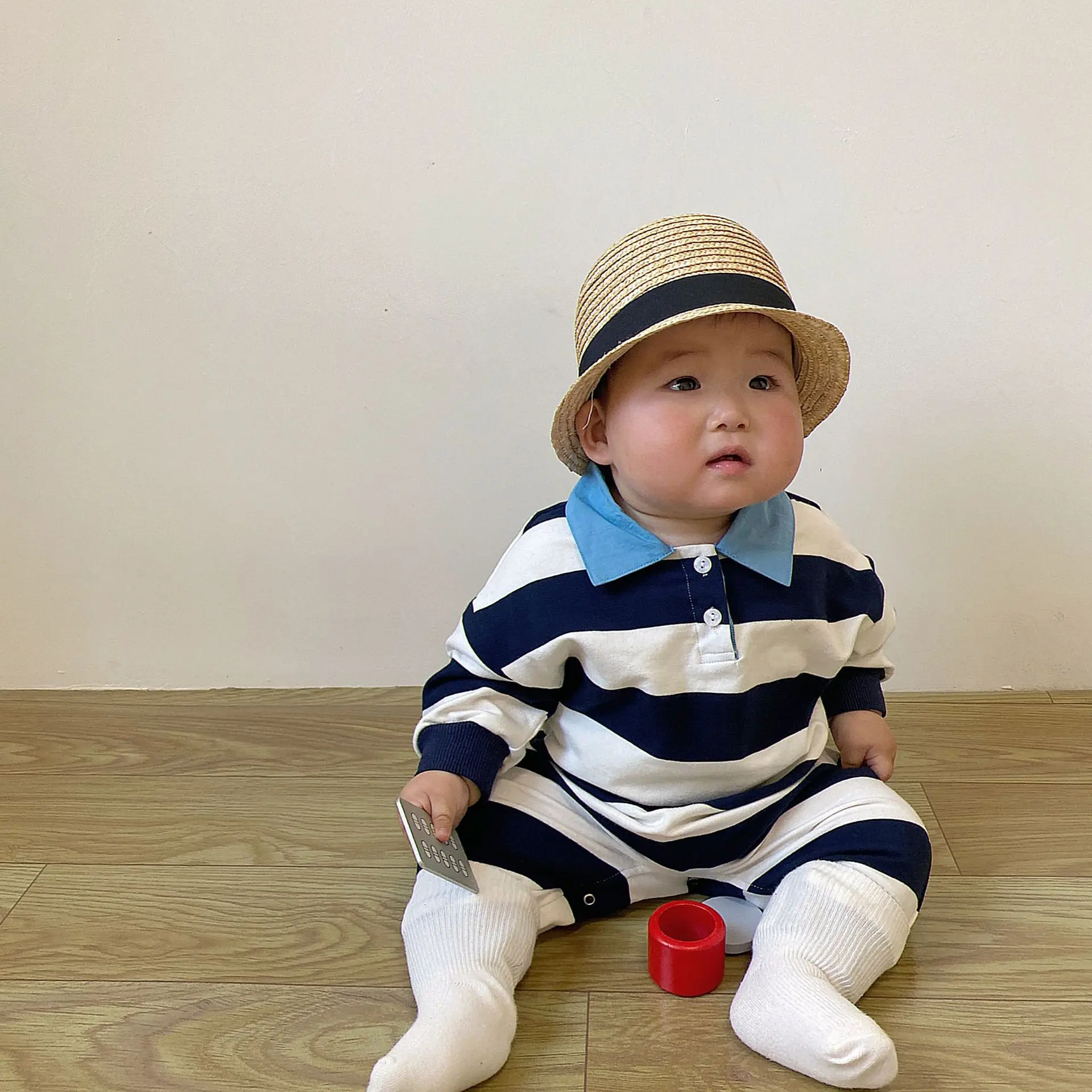 Spring New Baby Striped Romper 2022 Fashion Long Sleeve Baby Jumpsuit Cotton Boys And Girl Clothes Newborn Casual Romper 0-24m
Spring New Baby Striped Romper 2022 Fashion Long Sleeve Baby Jumpsuit Cotton Boys And Girl Clothes Newborn Casual Romper 0-24m