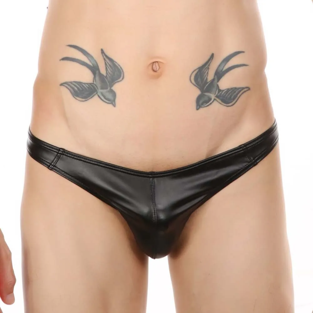 Thong And G String Briefs Men Sexy Ice Silk Underwear Faux Leather Briefs Lingerie Underwear Sexy Low Rise Briefs
Thong And G String Briefs Men Sexy Ice Silk Underwear Faux Leather Briefs Lingerie Underwear Sexy Low Rise Briefs