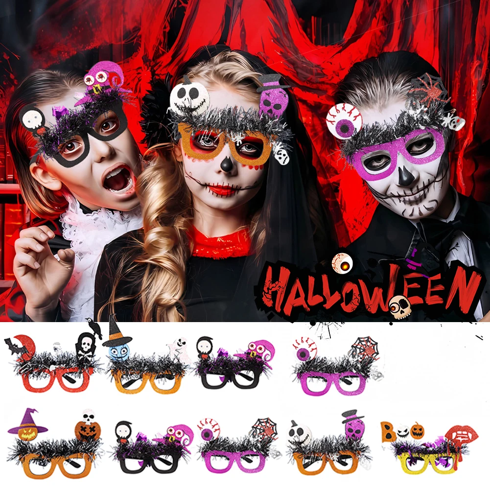 Halloween Glasses Frame Novelty Party Eyeglasses Pumpkin Spider Bat Skull Witch Eyeball Eyewear Kids Adults Party Cosplay Props
Halloween Glasses Frame Novelty Party Eyeglasses Pumpkin Spider Bat Skull Witch Eyeball Eyewear Kids Adults Party Cosplay Props