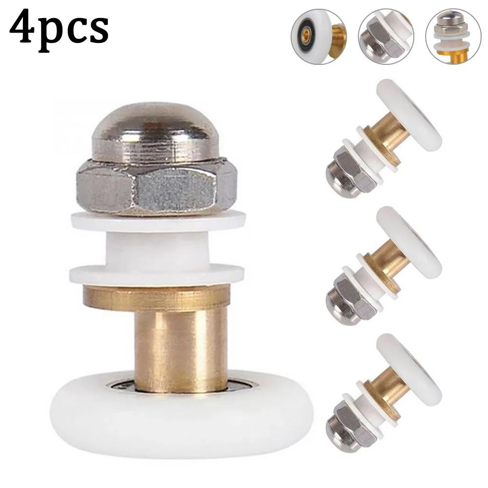 Shower Door Rollers Door Rollers 10-12mm. 4-6mm Brass Centre Nylon Outer Wheel Stainless Steel Screw Cap
Shower Door Rollers Door Rollers 10-12mm. 4-6mm Brass Centre Nylon Outer Wheel Stainless Steel Screw Cap