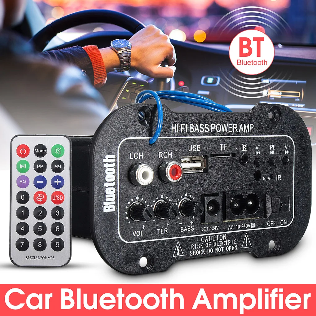 5-дюймовый 220 В автомобильный Bluetooth Hi-Fi бас мощный AMP стерео цифровой усилитель USB TF и пульт дистанционного управления
5-дюймовый 220 В автомобильный Bluetooth Hi-Fi бас мощный AMP стерео цифровой усилитель USB TF и пульт дистанционного управления
