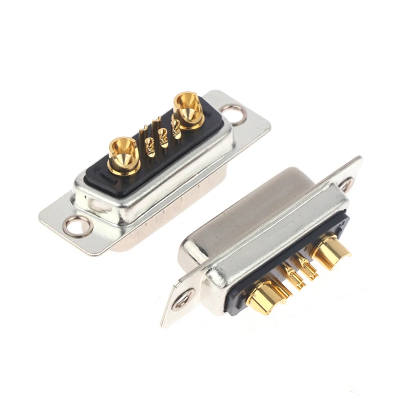 1PC 7W2 30A Gold plated Male Female high current Connector D-SUB adapter solder type 5+2 plug jack high power 7 Power Position
1PC 7W2 30A Gold plated Male Female high current Connector D-SUB adapter solder type 5+2 plug jack high power 7 Power Position