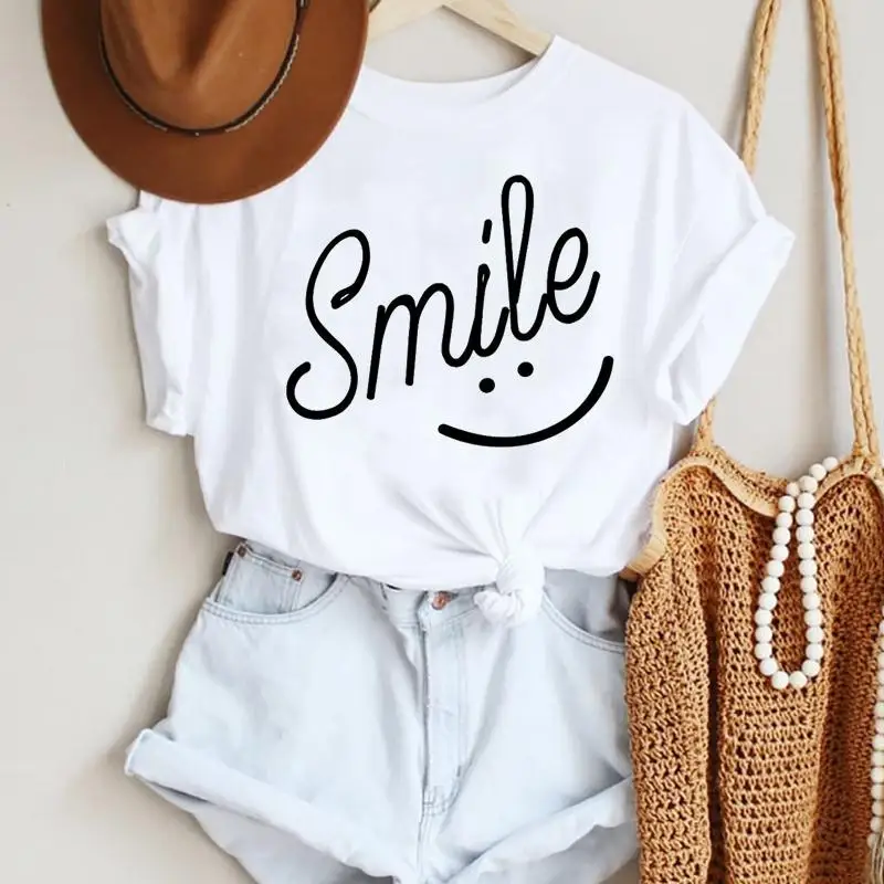 Women Cartoon Letter Sweet Lovely 90s Fashion Summer Lady Print Tee Graphic T Top Travel Tshirts Trend T-Shirt
Women Cartoon Letter Sweet Lovely 90s Fashion Summer Lady Print Tee Graphic T Top Travel Tshirts Trend T-Shirt