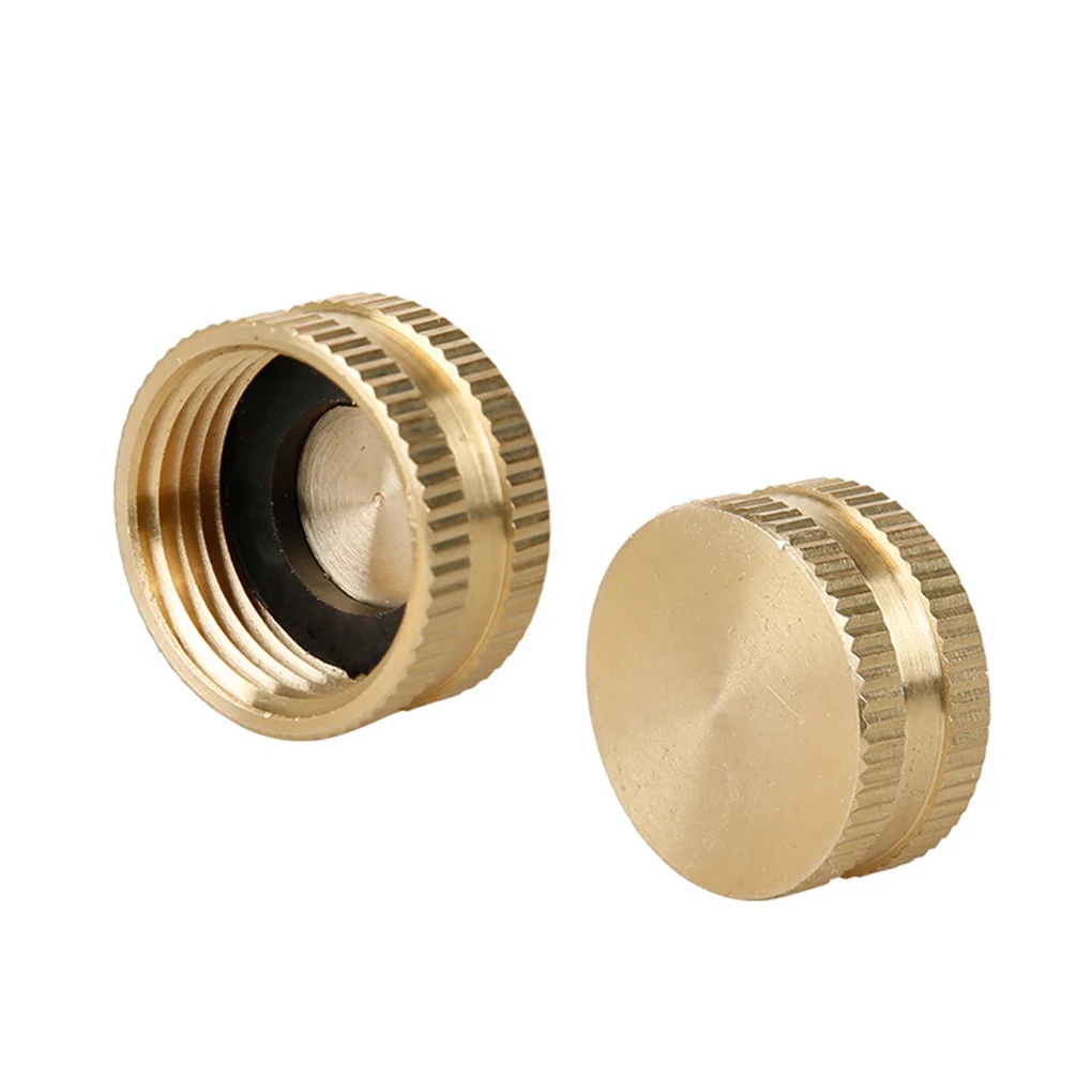 4 Pieces Garden Hose Brass Hose Cap with Washers 3/4-Inch Female Thread End Cap for Standard Garden Hose
4 Pieces Garden Hose Brass Hose Cap with Washers 3/4-Inch Female Thread End Cap for Standard Garden Hose