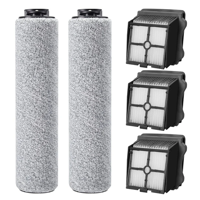 5 Pcs Replacement Parts Kit For Tineco Ifloor3 / Floor One S3 Wet Dry Vacuum Cleaner, 2 Roller Brush + 3 HEPA Filters
5 Pcs Replacement Parts Kit For Tineco Ifloor3 / Floor One S3 Wet Dry Vacuum Cleaner, 2 Roller Brush + 3 HEPA Filters