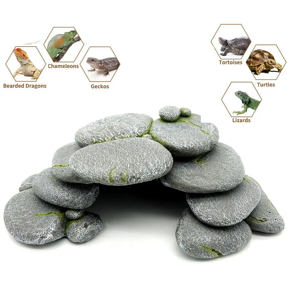 Reptile Turtle Hiding Cave Habitat Shelter Basking Platform Resin Handicraft For Aquarium Fish Tank Decoration
Reptile Turtle Hiding Cave Habitat Shelter Basking Platform Resin Handicraft For Aquarium Fish Tank Decoration