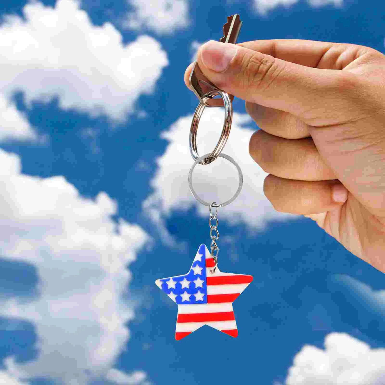 12pcs Key Rings American Flag Keychains Souvenir Usa Flag Key Chains 4th of July Pendants
12pcs Key Rings American Flag Keychains Souvenir Usa Flag Key Chains 4th of July Pendants