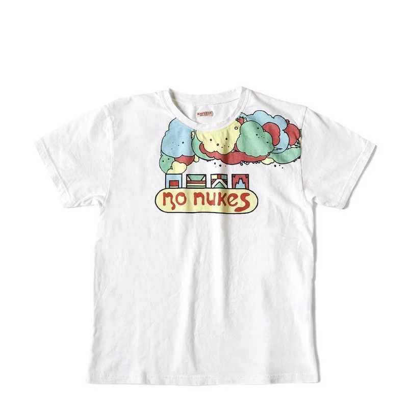 

KAPITAL 23SS Retro Pop Art Multicolour Cartoon Men's And Women's Short Sleeve T-Shirt For Men Wome