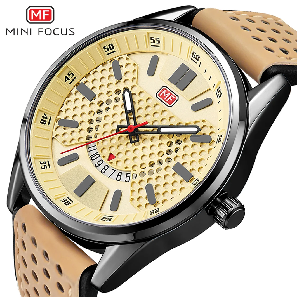 MINI FOCUS Mens Watches Fashion Casual Leather Sport Wristwatch Men Business Top Brand Luxury Waterproof Male Date Clock
MINI FOCUS Mens Watches Fashion Casual Leather Sport Wristwatch Men Business Top Brand Luxury Waterproof Male Date Clock