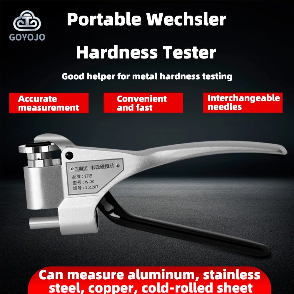 Hardness Tester Portable Metal Webster Wechsler Hardness Test for Hardness Values W-20/20A/20B Aluminum Alloy Webster Hardness
Hardness Tester Portable Metal Webster Wechsler Hardness Test for Hardness Values W-20/20A/20B Aluminum Alloy Webster Hardness
