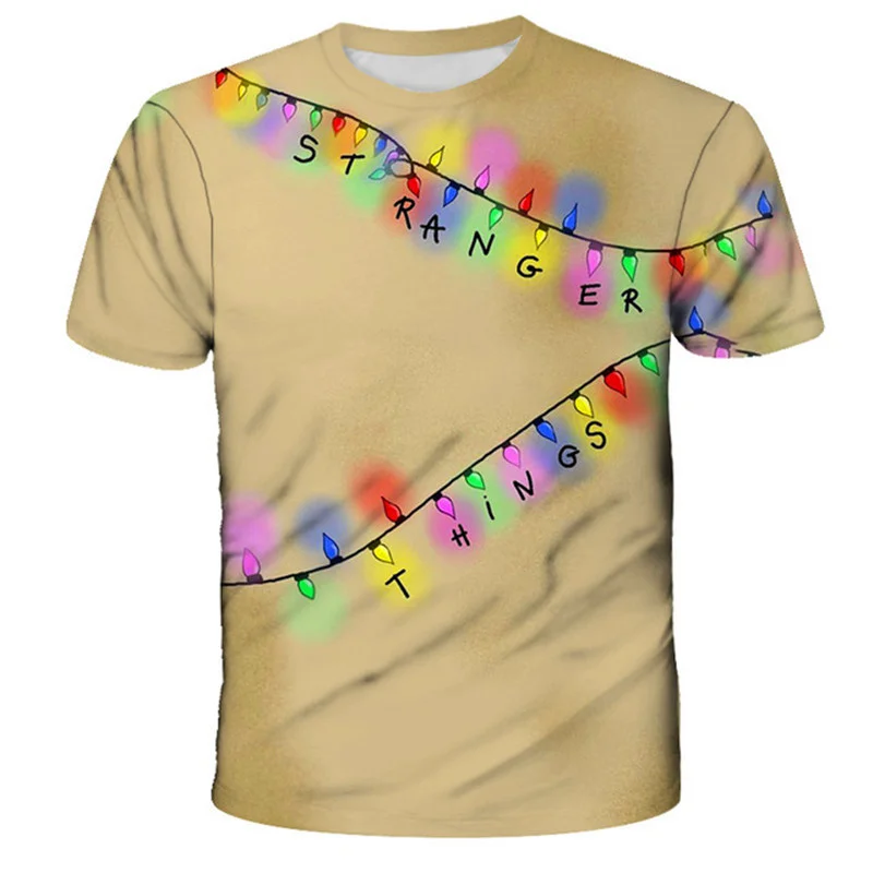 Детская летняя футболка с коротким рукавом и принтом 
Детская летняя футболка с коротким рукавом и принтом