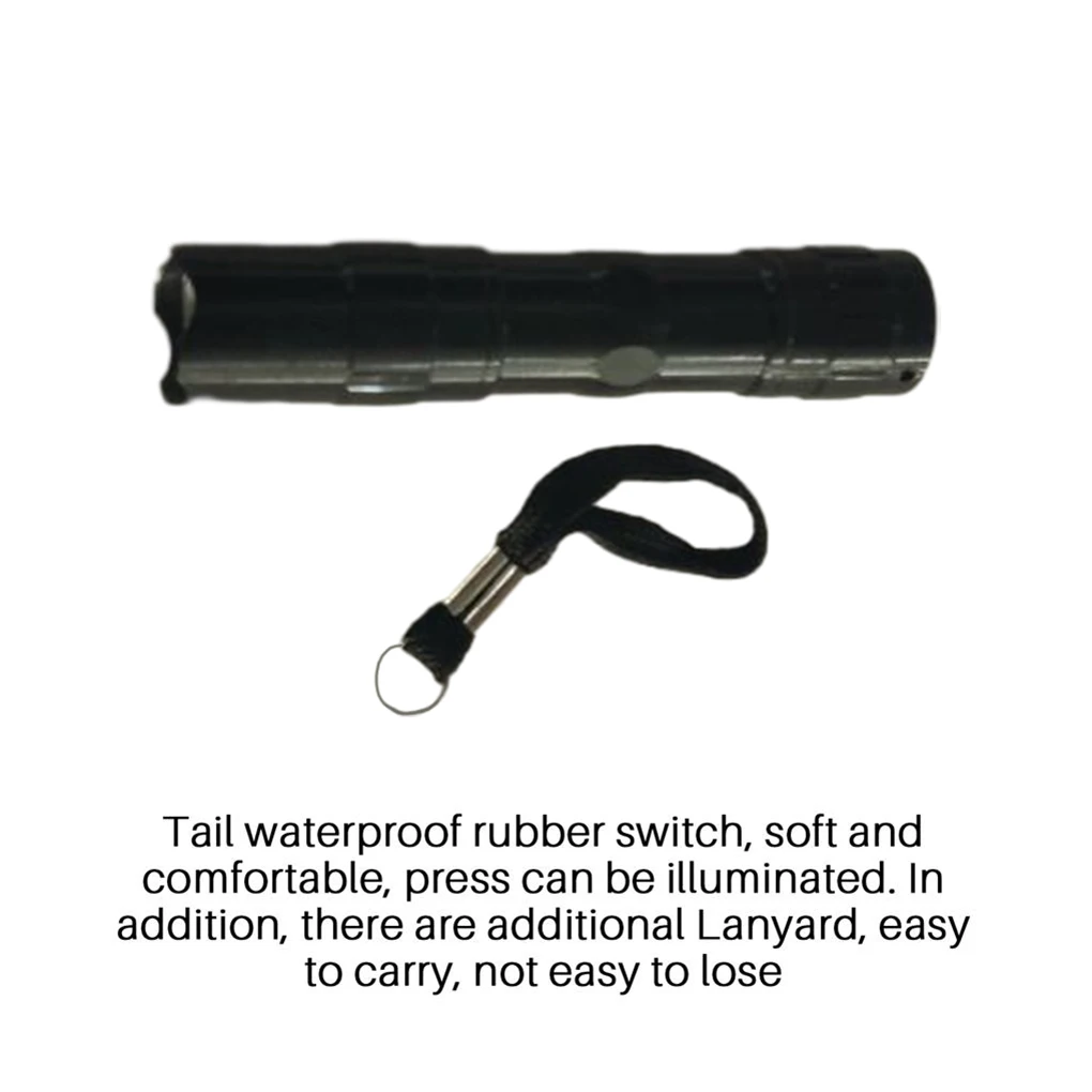 LED Flashlight Aluminum Alloy Light Outdoor Anti-slide Hiking Fishing Working Torch with Tail Rope Emergency Supplies
LED Flashlight Aluminum Alloy Light Outdoor Anti-slide Hiking Fishing Working Torch with Tail Rope Emergency Supplies