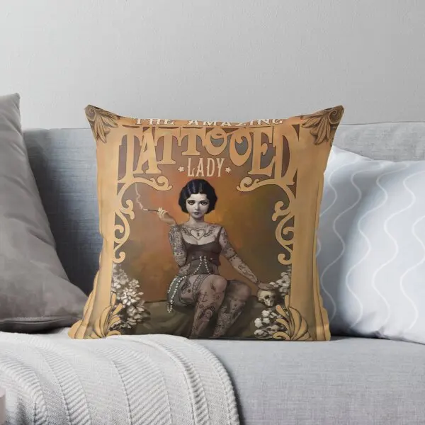 The Amazing Tattooed Lady Vintage Circus Printing Throw Pillow Cover Case Car Office Anime Soft Bedroom Pillows not include
The Amazing Tattooed Lady Vintage Circus Printing Throw Pillow Cover Case Car Office Anime Soft Bedroom Pillows not include