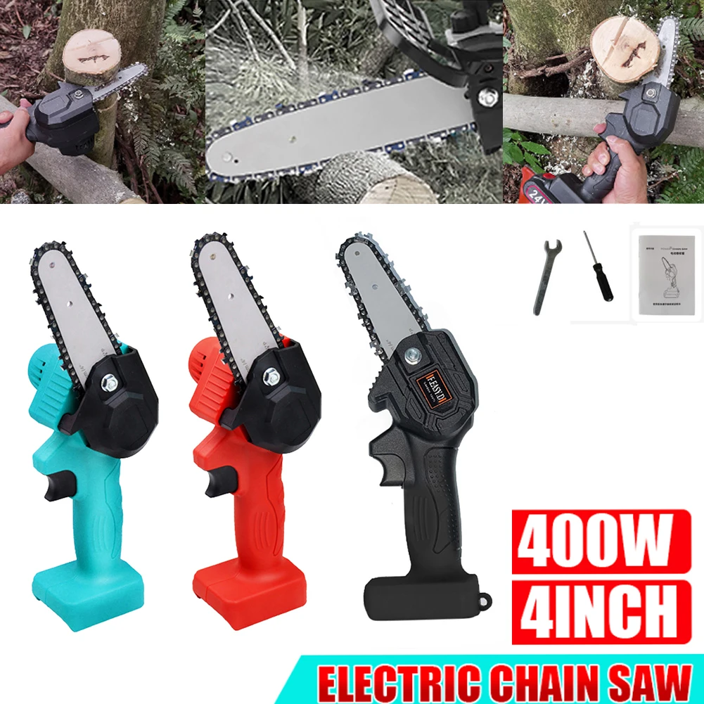 24V Electric Chain Saw Pruning Saw Rechargeable Portable Wood Spliting Chainsaw Woodworking Tool for Garden Orchard Branch Clip
24V Electric Chain Saw Pruning Saw Rechargeable Portable Wood Spliting Chainsaw Woodworking Tool for Garden Orchard Branch Clip