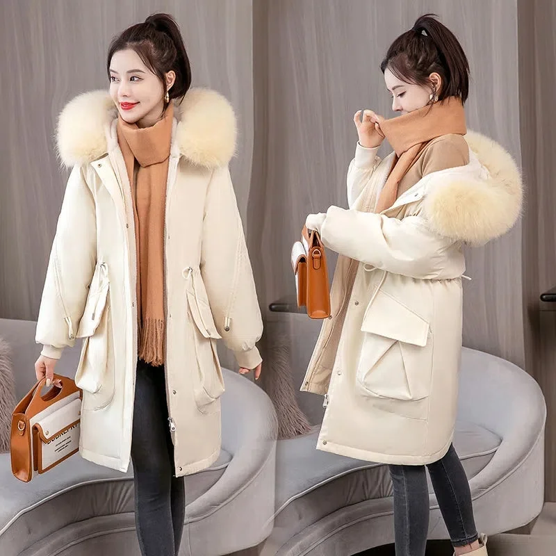 2022 New Long Winter Jacket Women Parka Fur Hooded Jacket Female Fur Lining Thick Snow Wear Coats Loose Parka Outwear
2022 New Long Winter Jacket Women Parka Fur Hooded Jacket Female Fur Lining Thick Snow Wear Coats Loose Parka Outwear