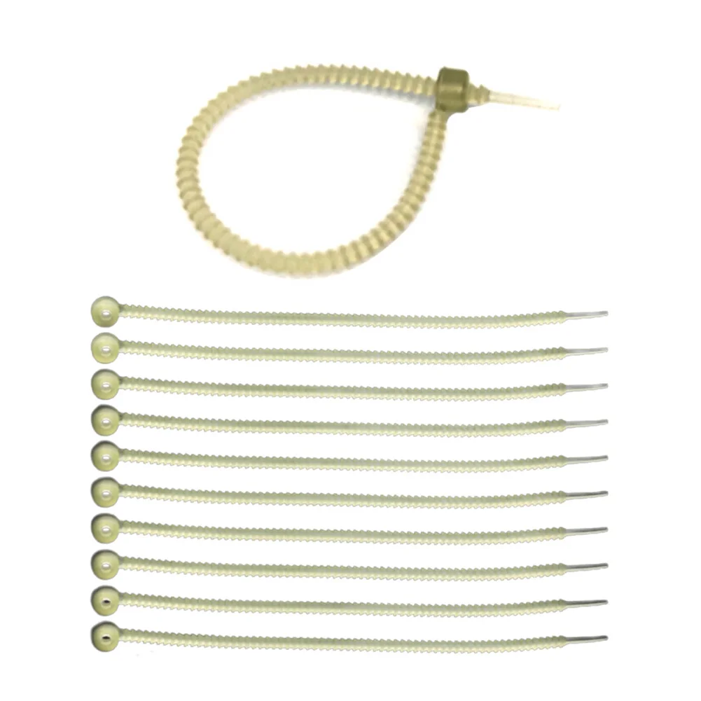 10pcs/Bag Soluble PVA Cable Ties Carp & Pike Fishing Baits Rig Tied Belt Tackles Water-soluble Tightening Belt Fishing Terminal
10pcs/Bag Soluble PVA Cable Ties Carp & Pike Fishing Baits Rig Tied Belt Tackles Water-soluble Tightening Belt Fishing Terminal