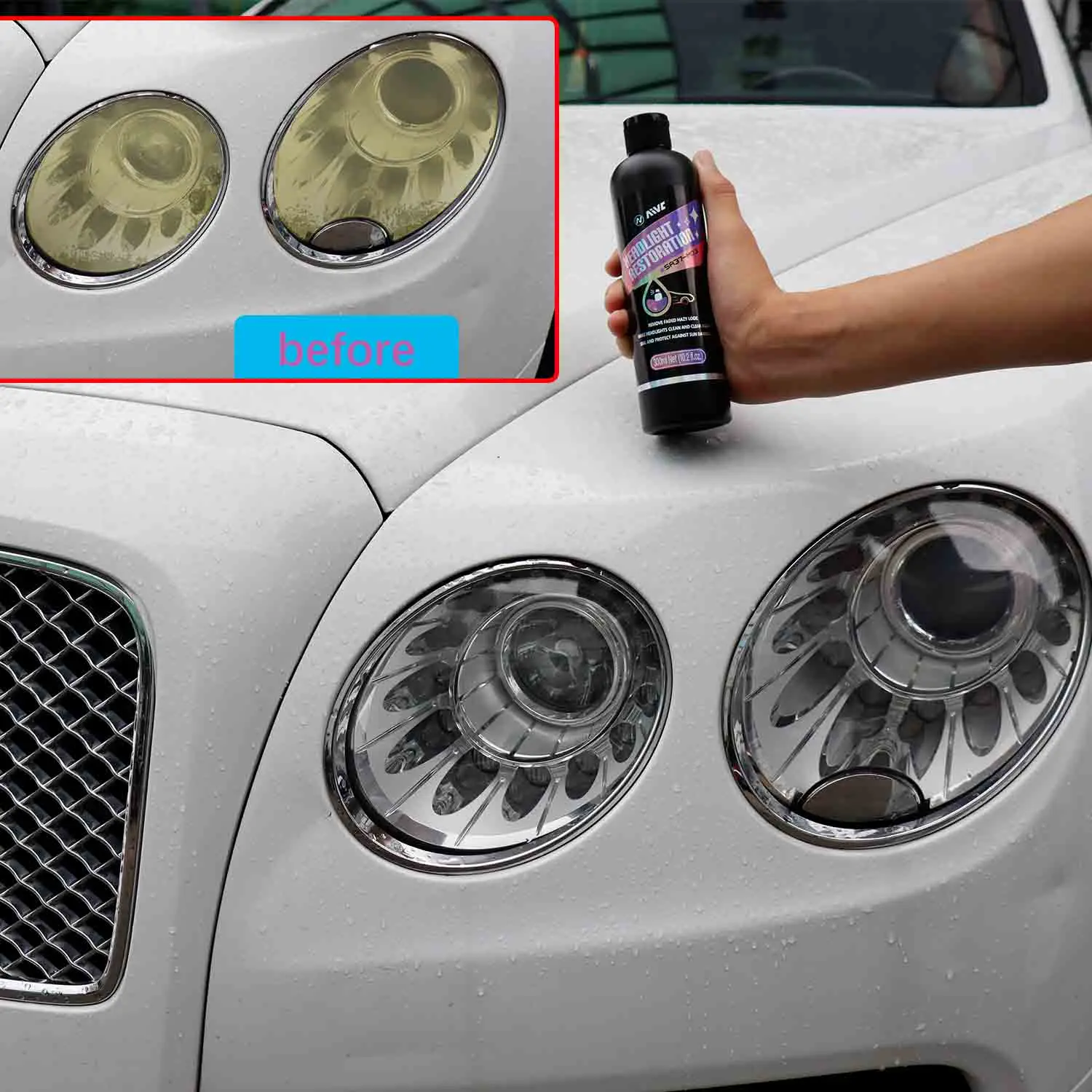 Headlight Lens Restorer And Protectant Aivc Headlight Restoration Renew Cleaner Repair Polish Coating Oxidize Yellow Car Light 
Headlight Lens Restorer And Protectant Aivc Headlight Restoration Renew Cleaner Repair Polish Coating Oxidize Yellow Car Light