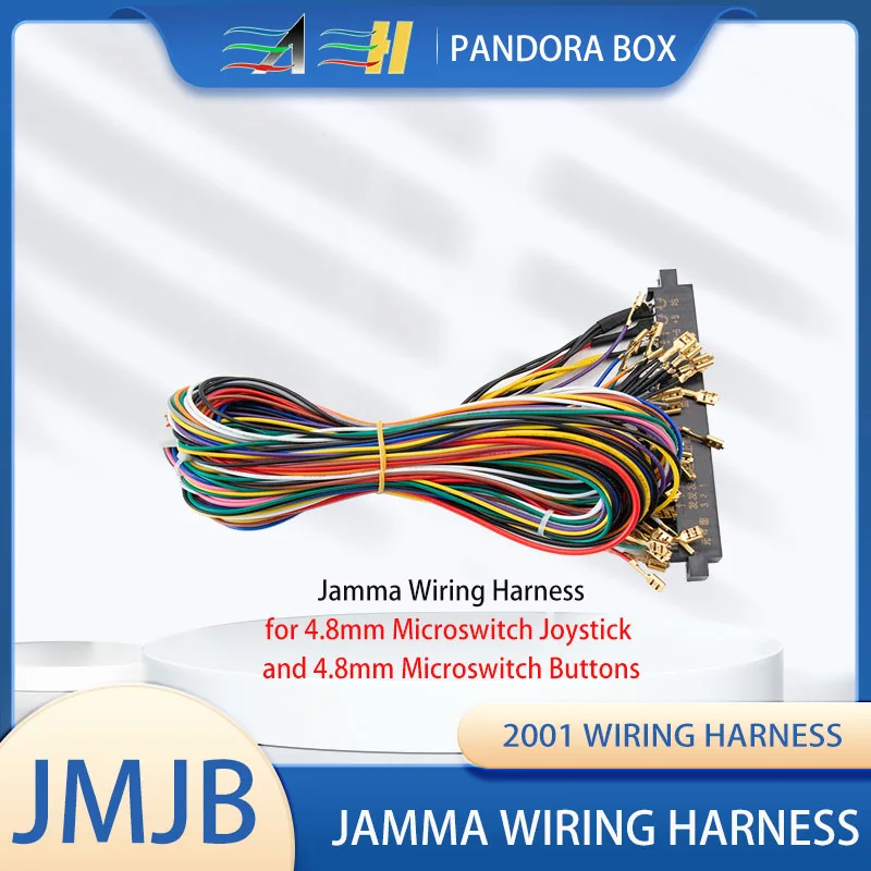 Arcade JAMMA 28Pin 2.8/4.8mm Cabinet Wiring 40/80/140cm PCB Harness for Arcade Pandora Game Console 5V &12V Home User
Arcade JAMMA 28Pin 2.8/4.8mm Cabinet Wiring 40/80/140cm PCB Harness for Arcade Pandora Game Console 5V &12V Home User